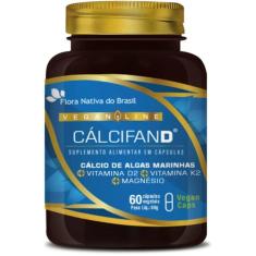 Vegan Cálcifan D (Vitamina D2 + Vitamina K2 + Magnésio) 60Caps - Flora Nativa Do Brasil