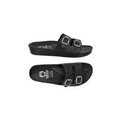 Sandália Feminina Ortopédica com Fivela Webe Flex, Preto, 36