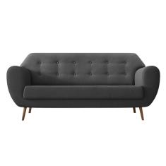 Sofá 3 Lugares Beegees Linho Cinza