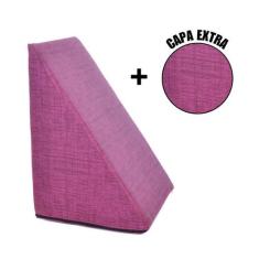 Travesseiro Triangular Encosto Anatômico Espuma Apoio Costas Repouso L