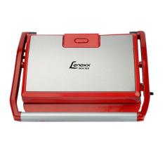 Grill Panini Lenoxx Pgr155 Inox Red 127V