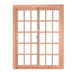 Porta de Correr Madeira 216cmx180cmx12cm PE621 Esel Marroml