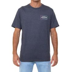 Camiseta Quiksilver Mellow Moon Masculina Cinza Escuro