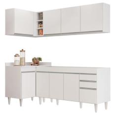 Armário de Cozinha Modulado de Canto Direito 4 Peças CP40 Balcão sem T