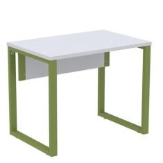 Mesa Escritório P25 TUB Pandin 90 cm (Larg) Tampo MDP Cinza Pé Aço Tub