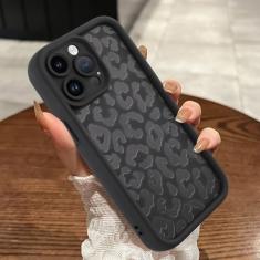 MOWIME Capa compatível com iPhone 12 Pro, capa protetora de TPU macio à prova de choque com estampa de guepardo para mulheres e meninas, capa fina antiarranhões leopardo para iPhone 12 Pro de 6,1