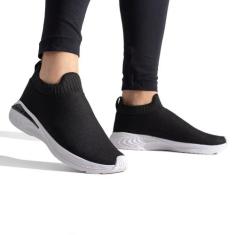 Tênis Academia Esportivo Casual Slip On Liso Calci-Fácil - NS Shoes, 3