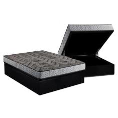 Conjunto Box Baú King: Colchão Espuma Paropas Compact AG 65 / D28 Roya