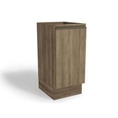 Gabinete de Cozinha Modulado Maxxi G741 1 Porta s/ Tampo Nogal - Kappe