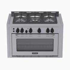 Fogao a Gas de Embutir 5 Bocas Venax Temis Inox 220V