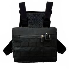 pochete motoboy peitoral bag masculino antifurto ajustavel estilo cole