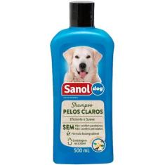 Shampoo Para Cachorro De Pelos Claros Sanol Dog 500ml