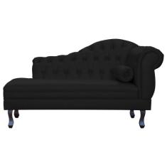 Recamier Divã Larissa Capitonê Lado Esquerdo material sintético Cores 