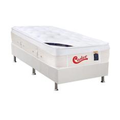 Cama Box Solteiro: Colchão Molas Pocket Ensacadas Castor Gold Star Vit