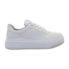 Tênis Feminino Flatform Com Cadarço Via Marte Ref:23-14202
