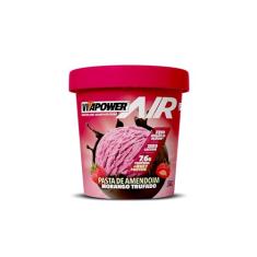 Vitapower - Pasta de Amendoim Aerada - 280g - Morango Trufado