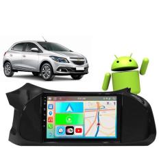 Kit multimidia android 9" onix 13/19 preto chevrolet carplay - E-Carpl