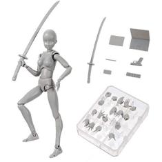 Bonecos de ação abrobroki Body-Kun dx e Body-Chan dx pvc 14,5 cm