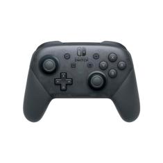 Nintendo, Controle Nintendo Switch, Pro, Sem Fio, Vibração HD, Controle de Movimento, Funcionalidade Amiibo Embutida, Cinza