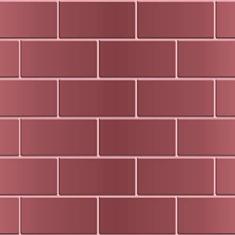 Papel de Parede Tijolo Metálico Rose