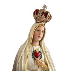 Quebra-Cabeça Cognitivo Nossa Senhora De Fátima 60 Peças - Reidopendri