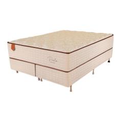 Cama Box Queen Size (Box + Colchão) 158X198X67 Prata Prorelax Pillow I
