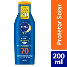 Protetor Solar Nivea Sun Protect & Hidrata FPS 70 Loção