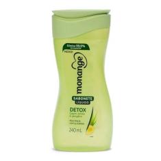 Sabonete Líquido Monange Detox 240ml, 1, 240ml
