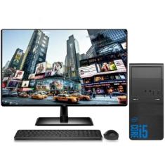 Computador Completo Intel Core i5 8GB SSD 256GB Windows 10 Monitor LED