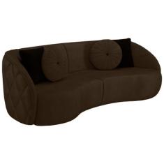 Sofa 4 Lugares 318 Cm Passion Veludo Sl 942 Moll Sl 942 - MOLUFAN ESTO