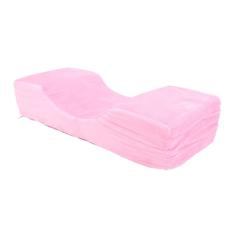 Travesseiro para Extensões de Cílios, Espuma de Memória, Veludo Em Formato de u, Travesseiro de Pescoço, Suporte Lateral, Bolsos Laterais para Salão de Beleza, Extensões de