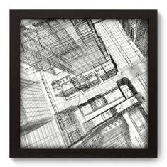 Quadro Decorativo - Cidade - 22cm x 22cm - 016qnuap