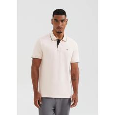 Camisa Polo Básica Masculina Em Piquet Com Bordado-Masculino