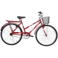 Bicicleta Feminina Aro 26 Genova - 310130 Vermelho