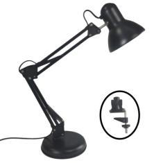 Luminaria Mesa Articulada garra Escritorio regulavel 2 em 1 Leitura Ba