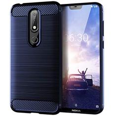 Capa para Nokia X6, toque macio, proteção total, anti-arranhões e impressões digitais + capa de celular resistente a arranhões para Nokia X6
