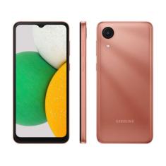 Smartphone Samsung Galaxy A03 Core 32GB Cobre Octa-Core 2GB RAM 6,5 Câ
