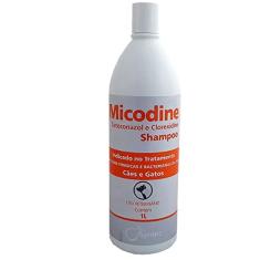 SYNTEC Micodine Shampoo Syntec Cetoconazol Para Cães E Gatos 1L