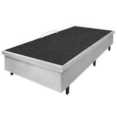 Base Box para Colchão de Solteiro MGA Lift Cotton com Baú e Pistão à Gás - 39x88x188cm