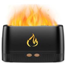 Umidificador E Aromatizador De Ambientes Luminária USB LED Com Efeito 