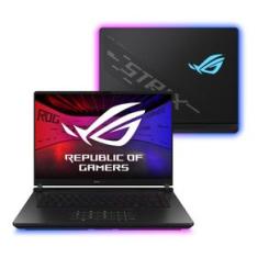 Notebook Gamer ROG Strix SCAR 18 G835LX NVIDIA RTX5090 Intel Core Ultra 9 275HX 64GB Ram 4TB SSD Windows 11 Home Tela 18" 240Hz Black - SA013W