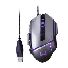 Mouse Gamer 3200 DPI Grafite Usb Warrior  MO262