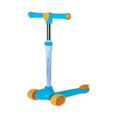 Patinete infantil 3 rodas dobravél Azul Claro - AliToys