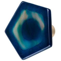 Amogeeli 4 puxadores de armário de latão ágata cristal com parafusos, puxadores decorativos para cômoda de gaveta