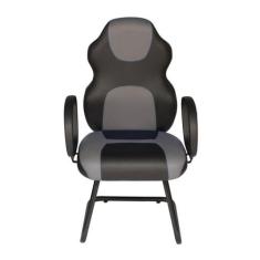 Cadeira Gamer Interlocutor Linha Gamer Racing Cinza - Design Office Mó