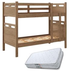 Beliche Barreto Solteiro com 2 Colchões D20 Dupla Face Alta Durabilida