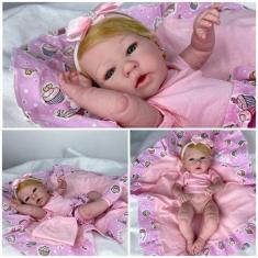 Bebe Reborn Boneca Beatriz, Enxoval Completo   - Ana dolls