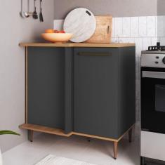 Balcão de Canto 1 Porta Isabelle - Delmarco Móveis