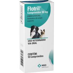 Antimicrobiano MSD Flotril 50 mg - 10 comprimidos