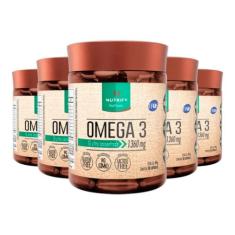 Kit 5 Ômega 3 Tg Ultra Nutrify 60 Cápsulas
